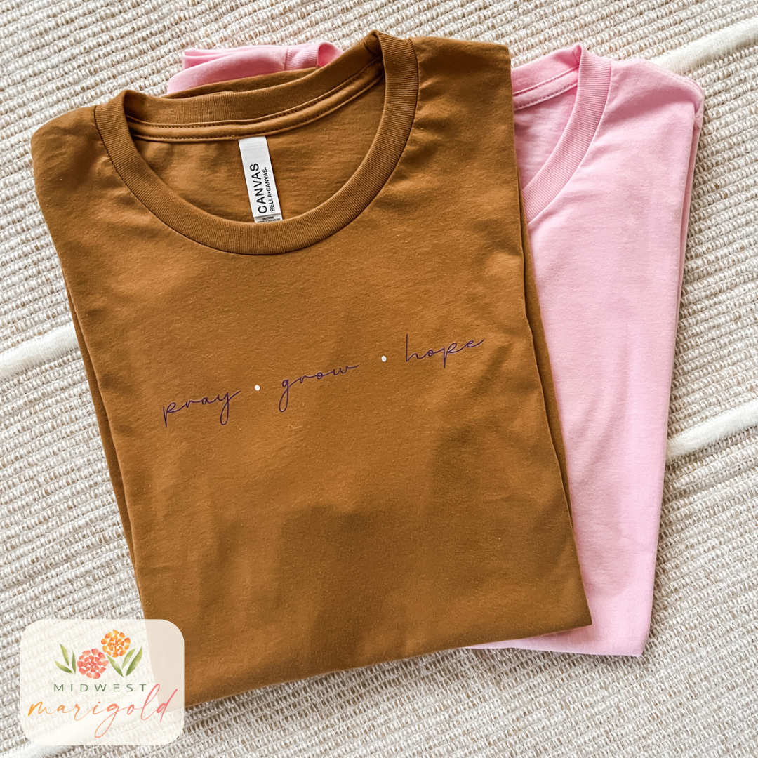 Pray Grow Hope Tee