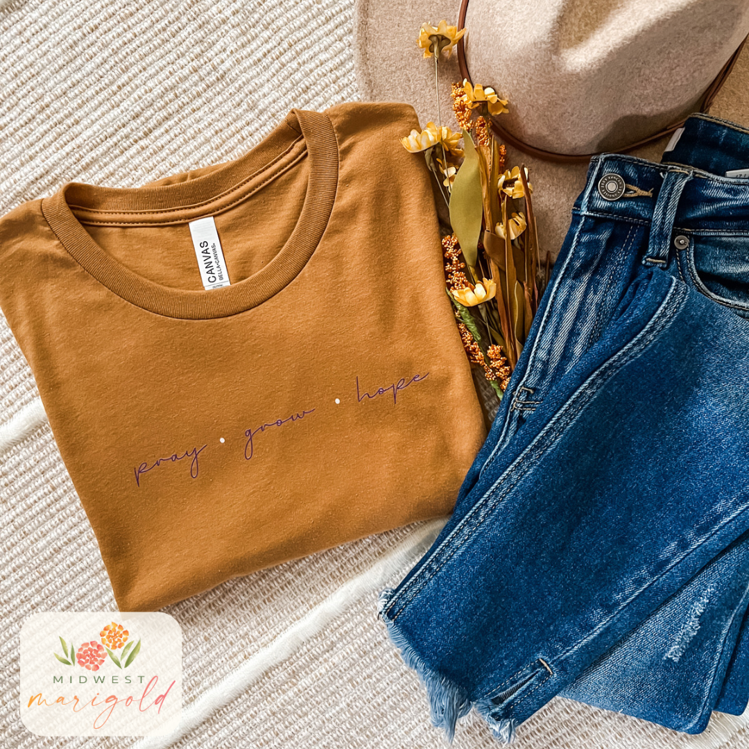 Pray Grow Hope Tee