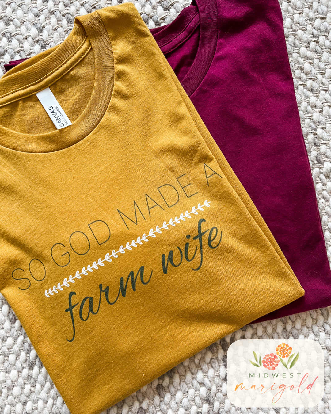 So God Made a Farm Wife Tee