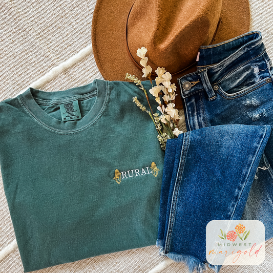 Rural Embroidered Tee